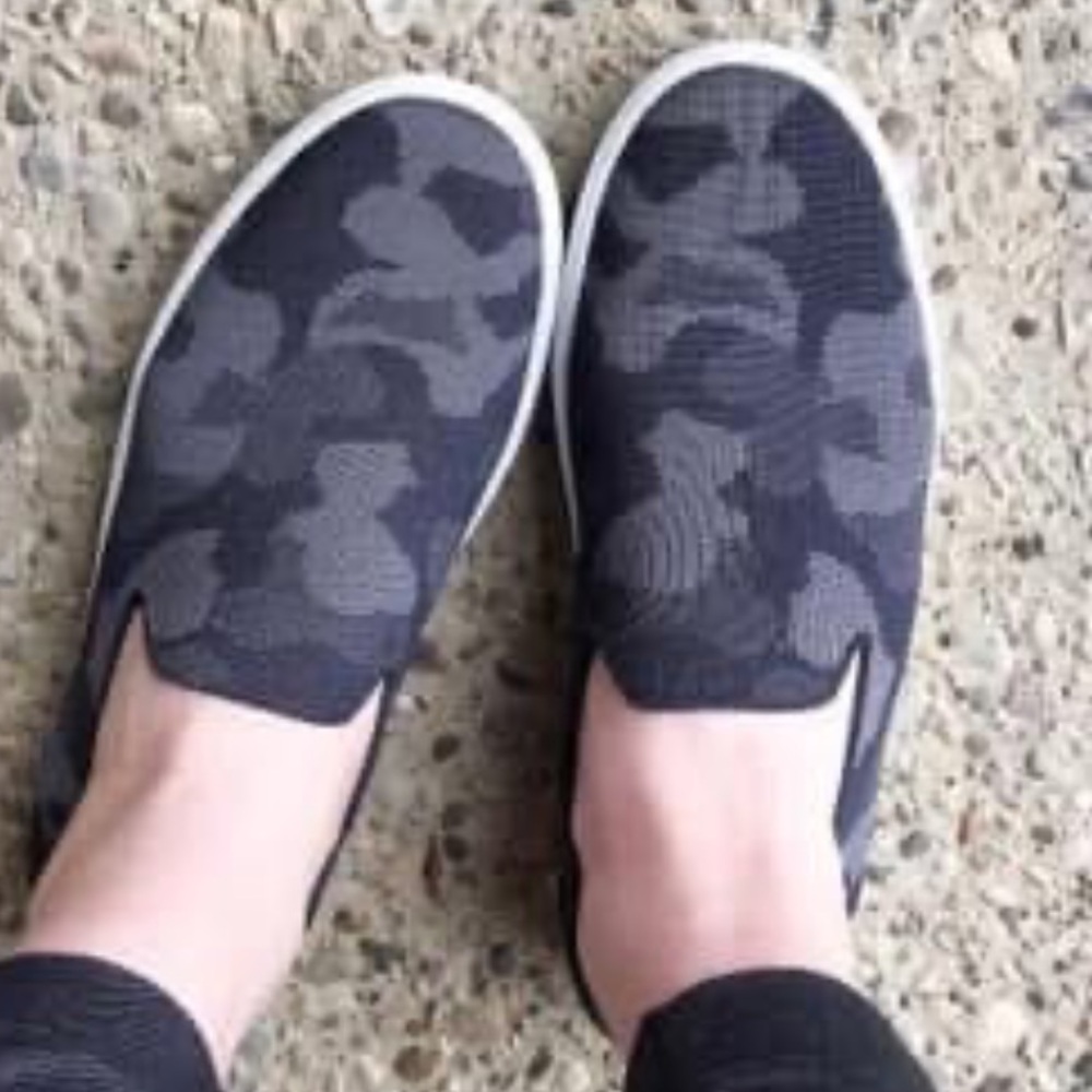 Rothy’s The Original Slip On Sneaker Dark Camo 9